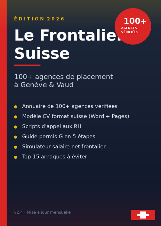 Le Frontalier Suisse — 100+ Agences qui recrutent à Genève & Vaud